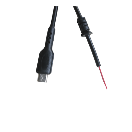 Micro USB Male Jack to 2 x Bare Wire, Open End ,Power Supply and Charging Extension ,Pigtail Cable