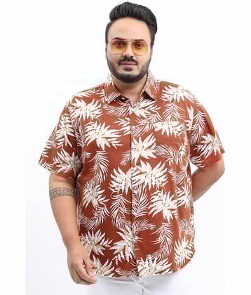 Highlander 100% Cotton Slim Fit Printed Half Sleeves Men's Casual Shirt - Multicolor ( Pack of 1 )