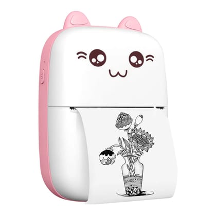 Vaku Luxos Mini Bluetooth Thermal Printer, Inkless Pocket Printer - Pink Vaku Luxos Mini Bluetooth Thermal Printer, Inkless Pocket Printer - Pink