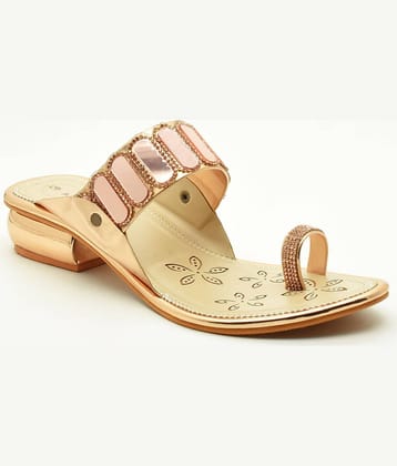 IndiForce Gold Women's Flats