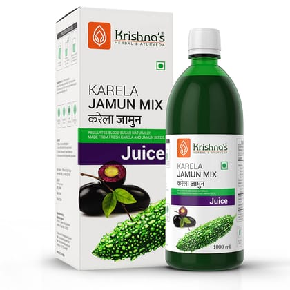 Krishna's Herbal & Ayurveda Karela Jamun Mix Juice  1000 ml Pack of 1