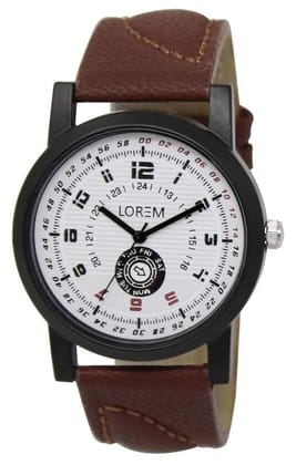 LOREM Multicolor Mate Finish Analog Watch for Men LR11-UF