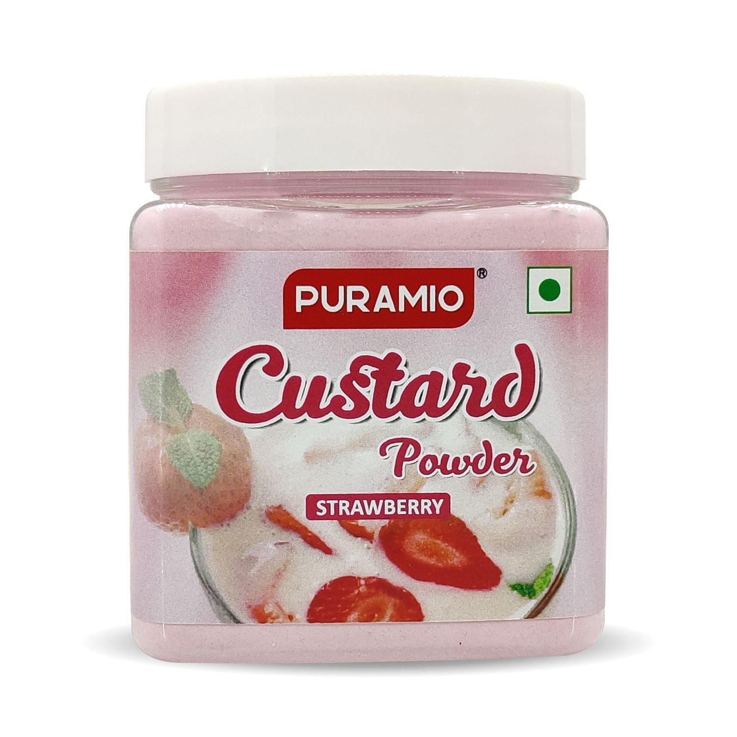 Puramio Custard Powder (Strawberry), 250 gm