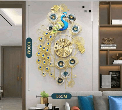 Peacock Wall Art 9-H:39 | L: 22 (Inch)