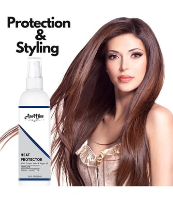 Aromine Heat Protection Hair Spray For Hair Fall, Hair Shine, Hair Growth Hair Sprays 100 mL