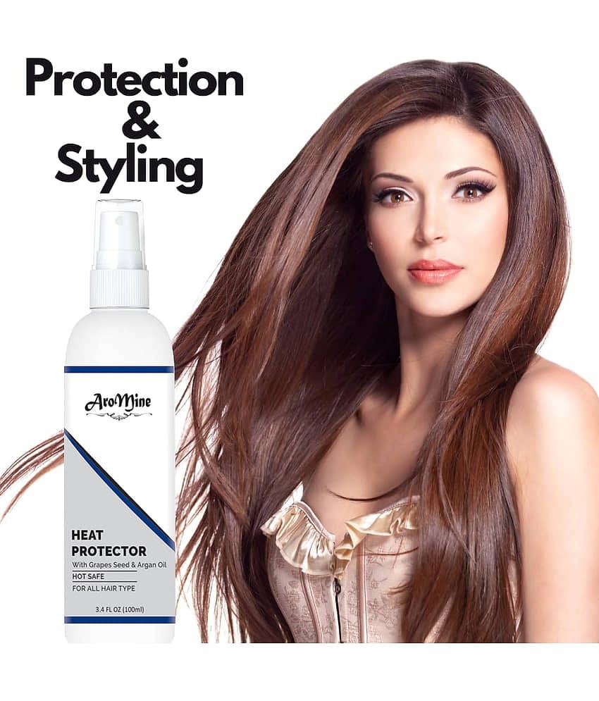 Aromine Heat Protection Hair Spray For Hair Fall, Hair Shine, Hair Growth Hair Sprays 100 mL