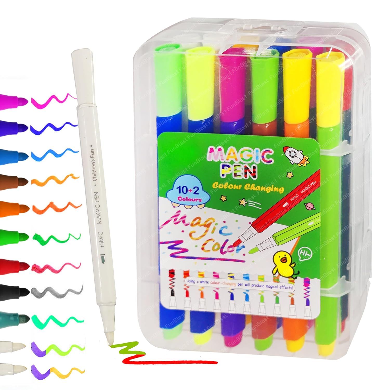 Magic Color Changing Pen - 12 pc set