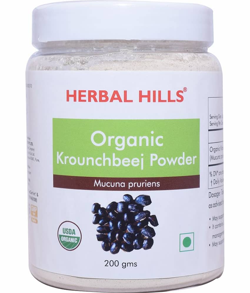 Herbal Hills Organic Krounchbeej Powder 200 gm Pack of 4