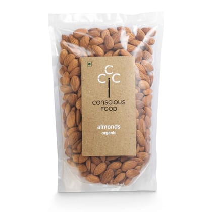 Conscious Food Almonds 500 Gms