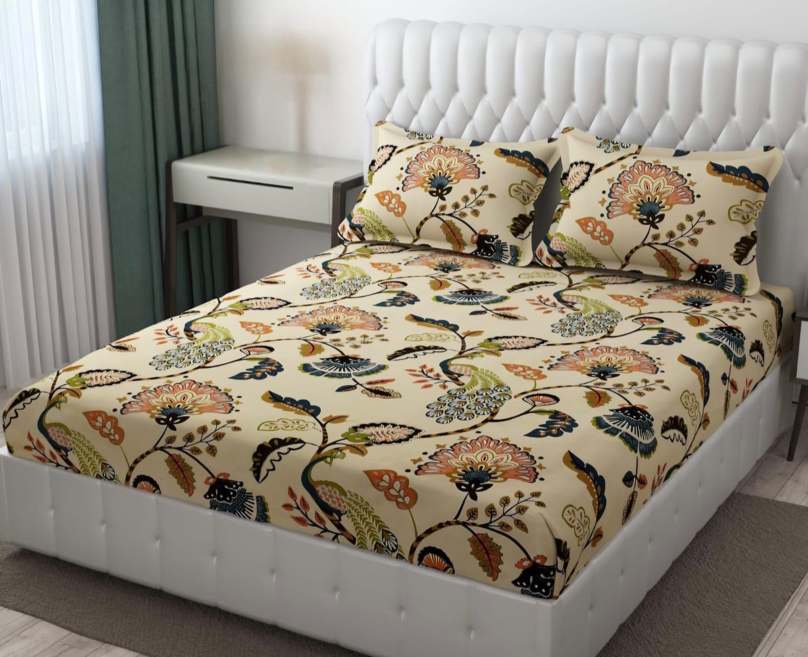 Fitted Glace Cotton Bedsheets double bed comfort to your bedroom with our 90x100 size