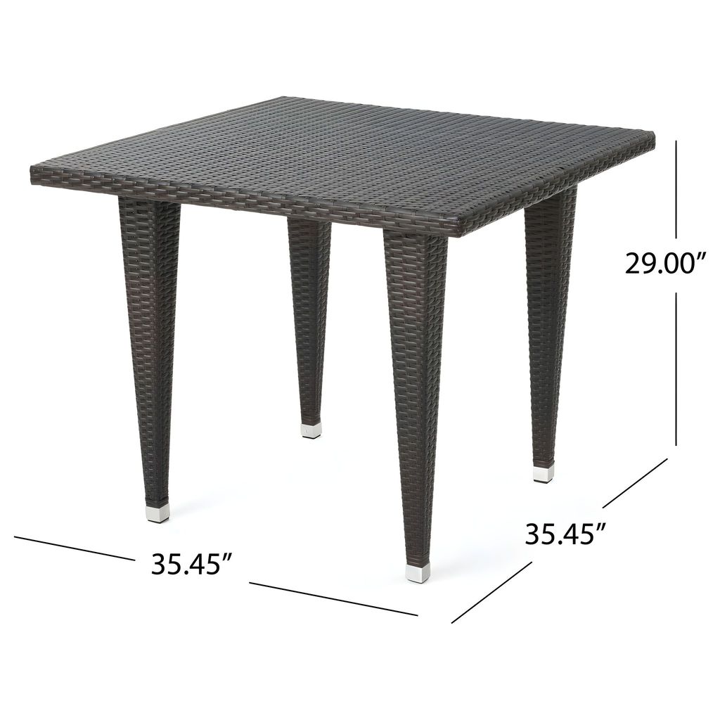 Latest Home - - and - - Decor MJA FURNITURE Patio Outdoor Dining Table Set 4 Seater, Rattan Wick Latest Home - - and - - Decor MJA FURNITURE Patio Outdoor Dining Table Set 4 Seater, Rattan Wick