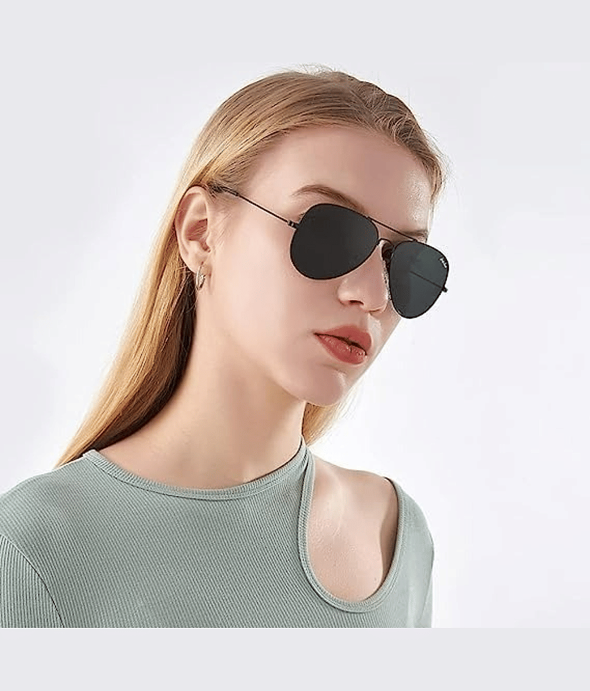 Lootnixx Black Pilot Sunglasses ( Pack of 1 )