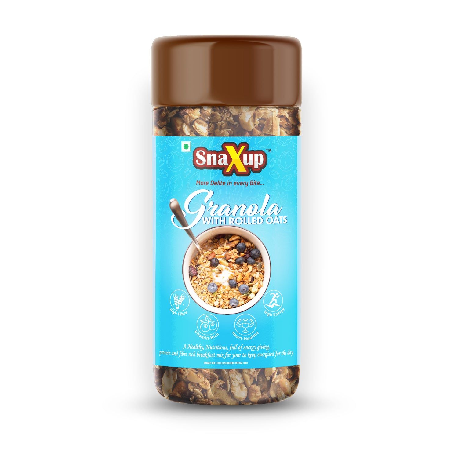 SnaXup Granola Mix With Rolled Oats 275Gm