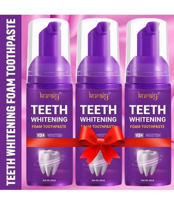 KURAIY Whitening Toothpaste Pack of 3