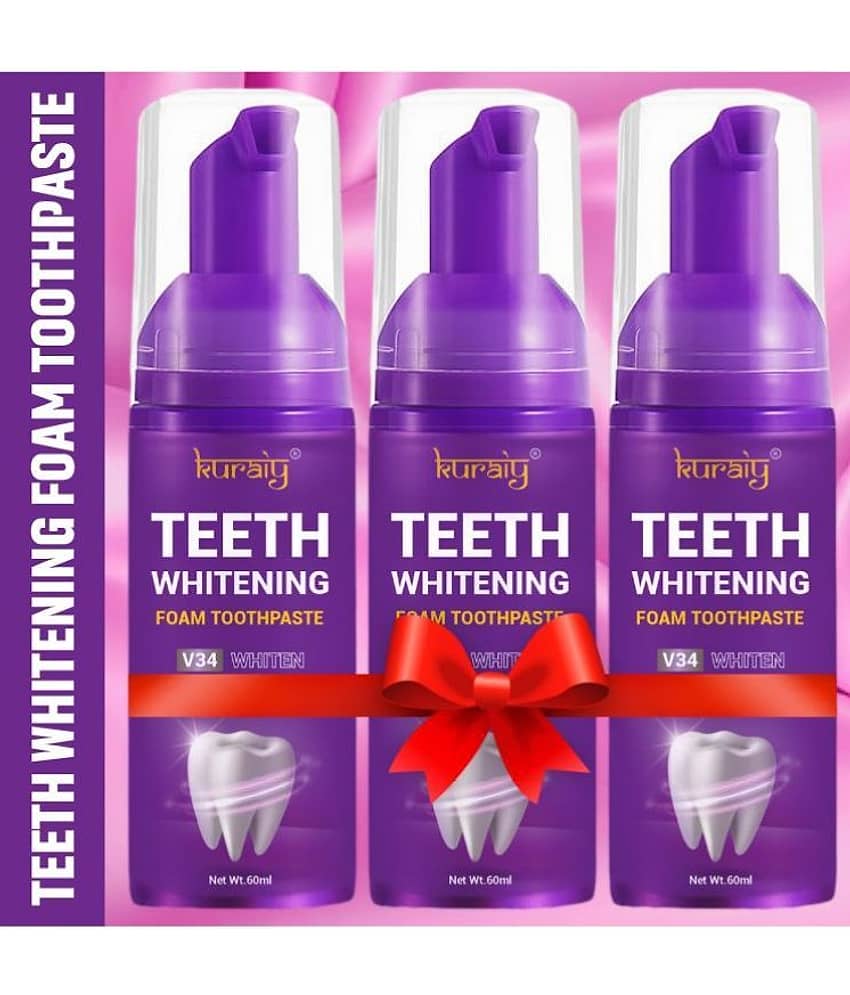 KURAIY Whitening Toothpaste Pack of 3