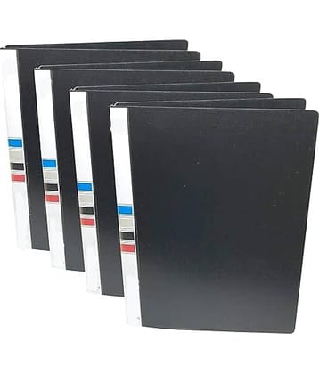Eclet Black Clip File ( Pack of 4 )