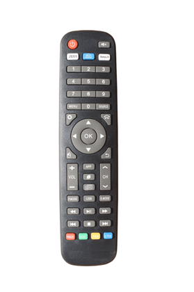 V3Deals Compatible Hyundai/Sansui Smart Tv (Without Voice Function) Black - with Zee5, Hotstar, SonyLiv Hotkeys (Exactly Same Remote Will Work Only) - Please Match The Image with Your Old Remote (Hyundai)