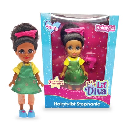 Li'l Diva Hairstylist-Stephanie, 6 Inch Doll