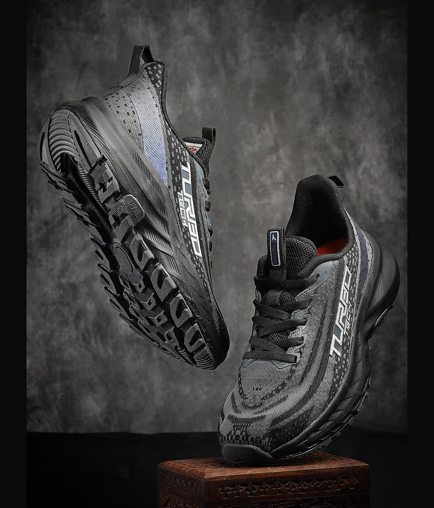 Action Black Men's Sports Running Shoes