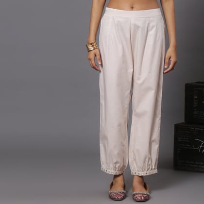 Mirror Work Harem Pants-XS
