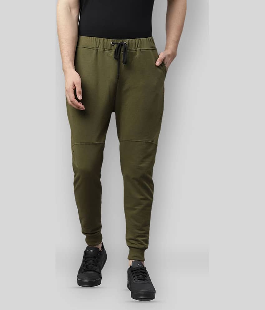 Rigo - Olive Green Cotton Men's Joggers ( Pack of 1 )