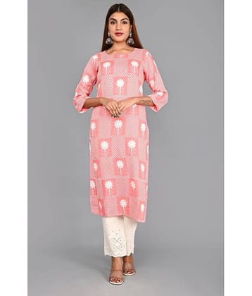 AMIRA'S INDIAN ETHNICWEAR - Peach Rayon Women's Stitched Salwar Suit ( )