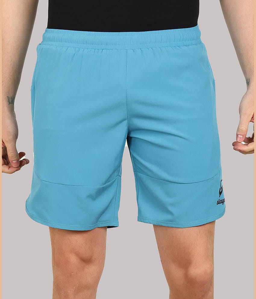 SLAGEN - Blue Polyester Men's Running Shorts ( Pack of 1 )