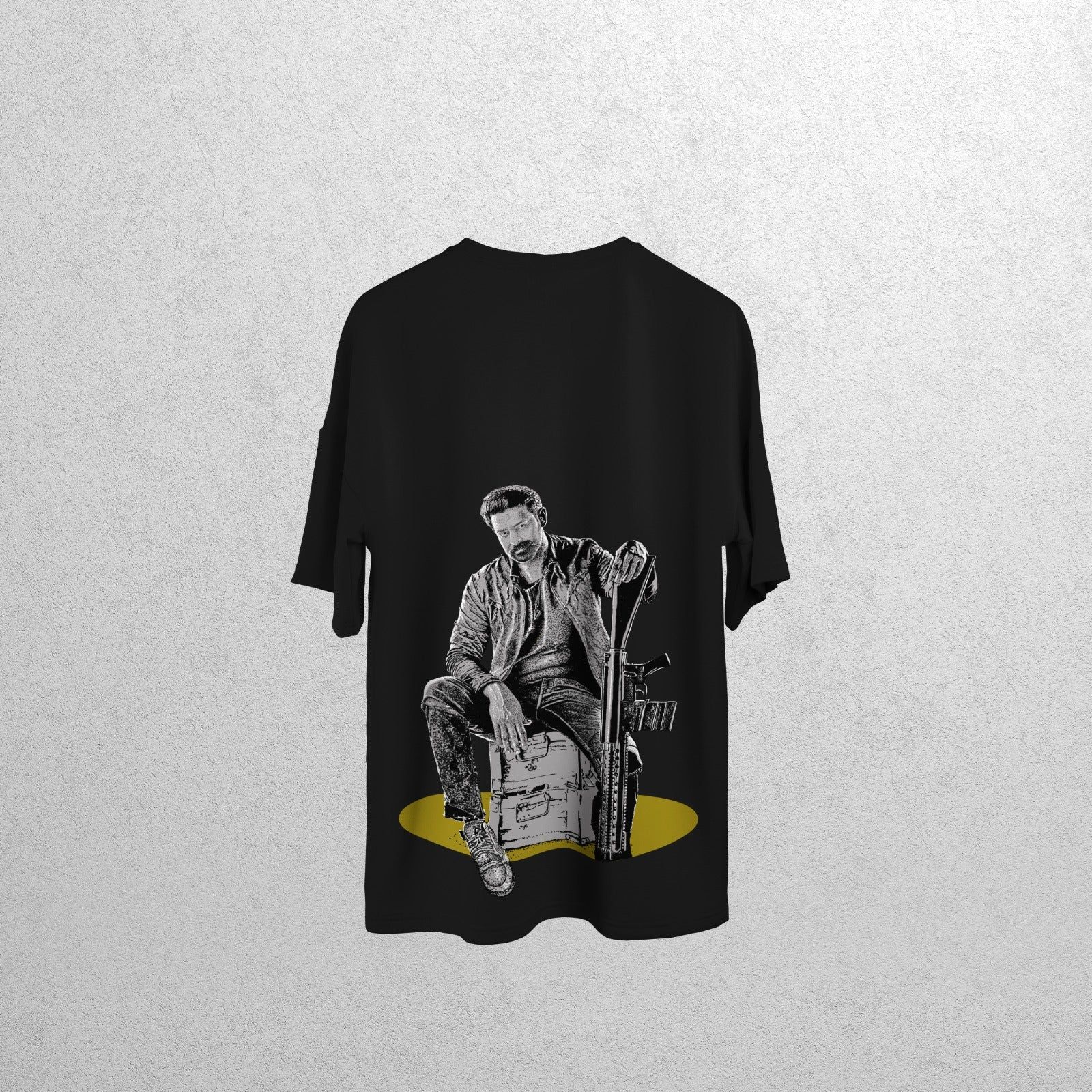 Salaar oversized T-Shirt-S / WHITE / 240 GSM (100% Cotton)