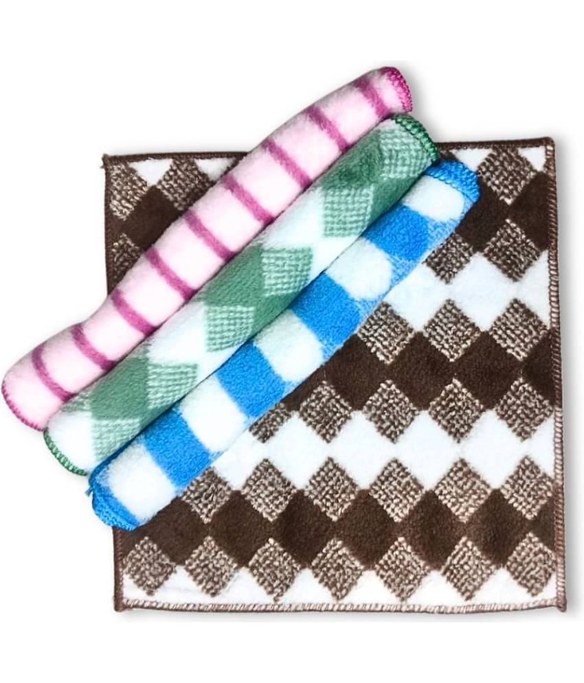 Microfiber Light Weight Handkerchief Extra Soft (25 x 25 inch) Pack of 4