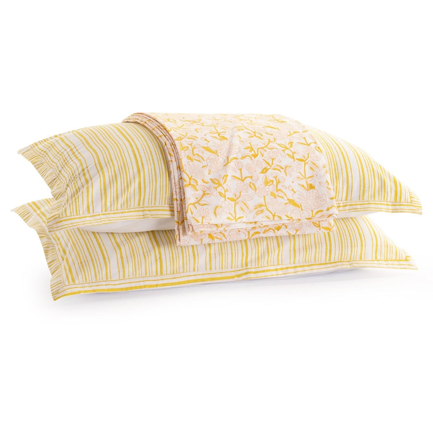 Hand Block Printed Sheet Set - 90x108