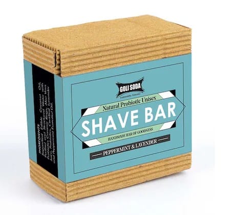 Goli Soda All Natural Probiotics Shave Bar - 90 Gms (Pack Of 2)
