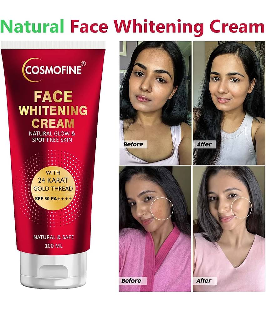 COSMOFINE White Face Cream, Goree Whitening Cream Day Cream All Skin Type Kesar (100 ml)