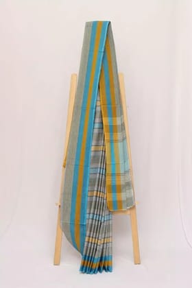 Tisser Dhanekhali Tant saree with blouse piece