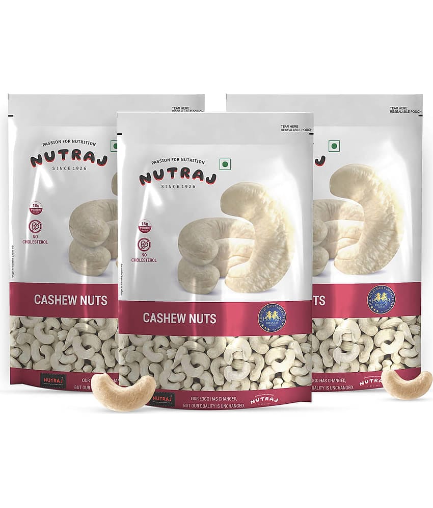 Nutraj Kaju W320 Cashews Nuts 750g (250g X 3)