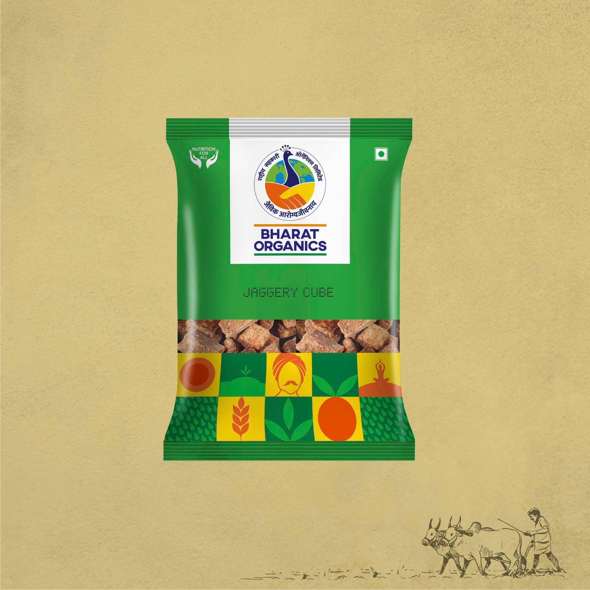 Organic Jaggery Cube - Bharat Organics 