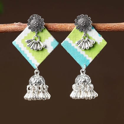 Multicolor - Mayra Handcrafted GS Fabart Earrings Multicolor - Mayra Handcrafted GS Fabart Earrings