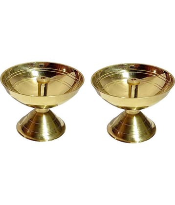 A & H ENTERPRISES - Aarti Diya Pyali diya 2 Pieces ( Pack of 2 )