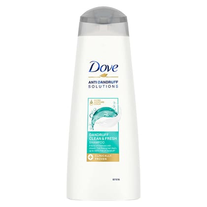 Dove Dandruff Clean & Fresh Shampoo for Dry, Itchy & Flaky Scalp, 340 ml