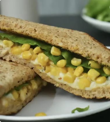 Cheese Corn Veg Sandwich [2 Pieces]