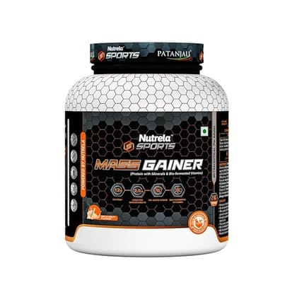 Nutrela Sports Mass Gainer - 2Kg Malai Kulfi