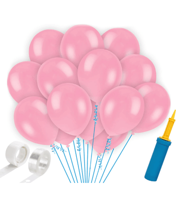 Jolly Party  Pink  HD metallic Balloons -103Pcs