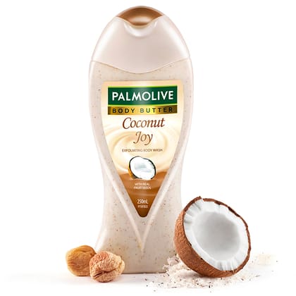 Palmolive Body Butter Exfoliating Body Wash Coconut Joy 250mL