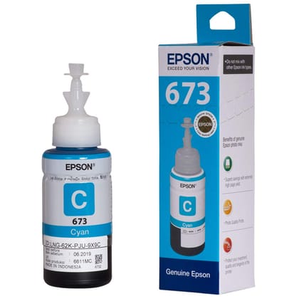 Epson 673 C Ink Bottle (Cyan) - 70 ml