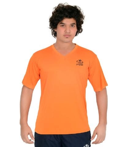 Shredded prophysique Solid MenOrange T-Shirt