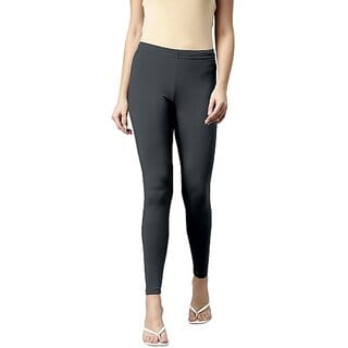SHE PURE LUXURY WEAR Ankle Length  Ethnic Wear Legging  (Grey, Solid)