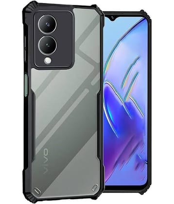 VAKIBO Plain Cases Compatible For Rubber Vivo Y28 5G ( Pack of 1 )