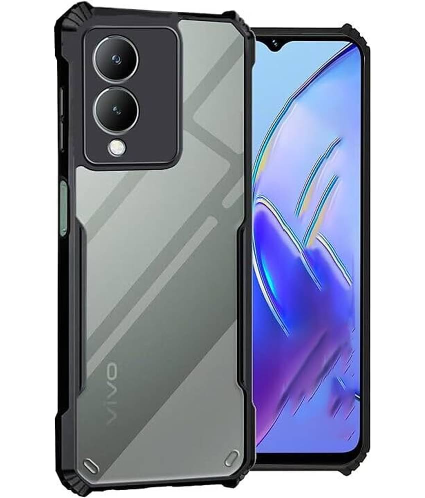 VAKIBO Plain Cases Compatible For Rubber Vivo Y28 5G ( Pack of 1 )