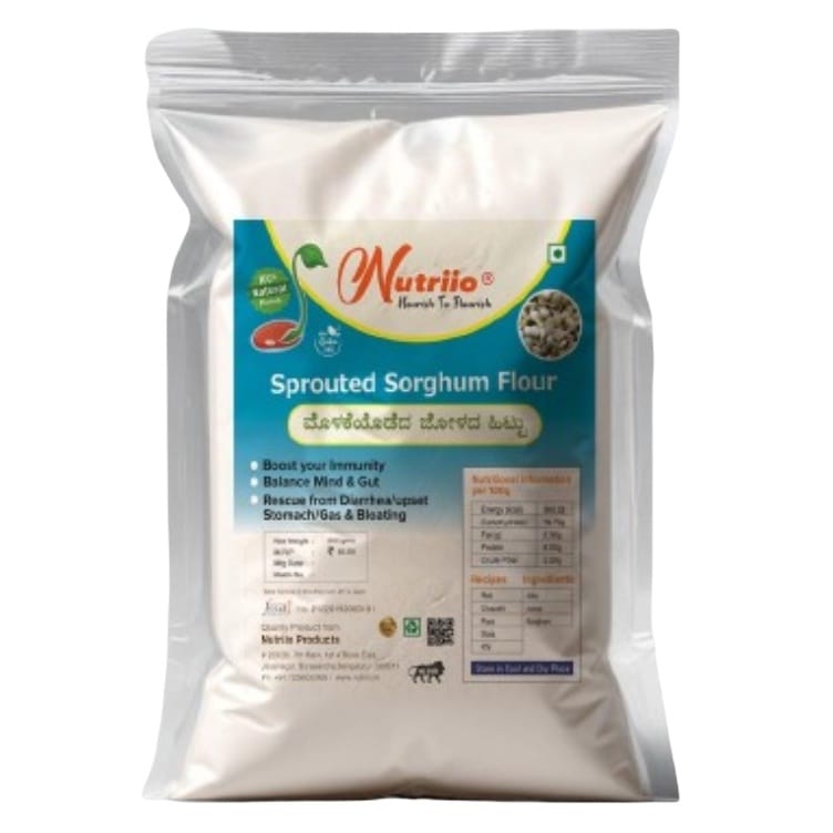 Nutriio - Sprouted Sorghum Flour 900 Gms (Pack of 2)