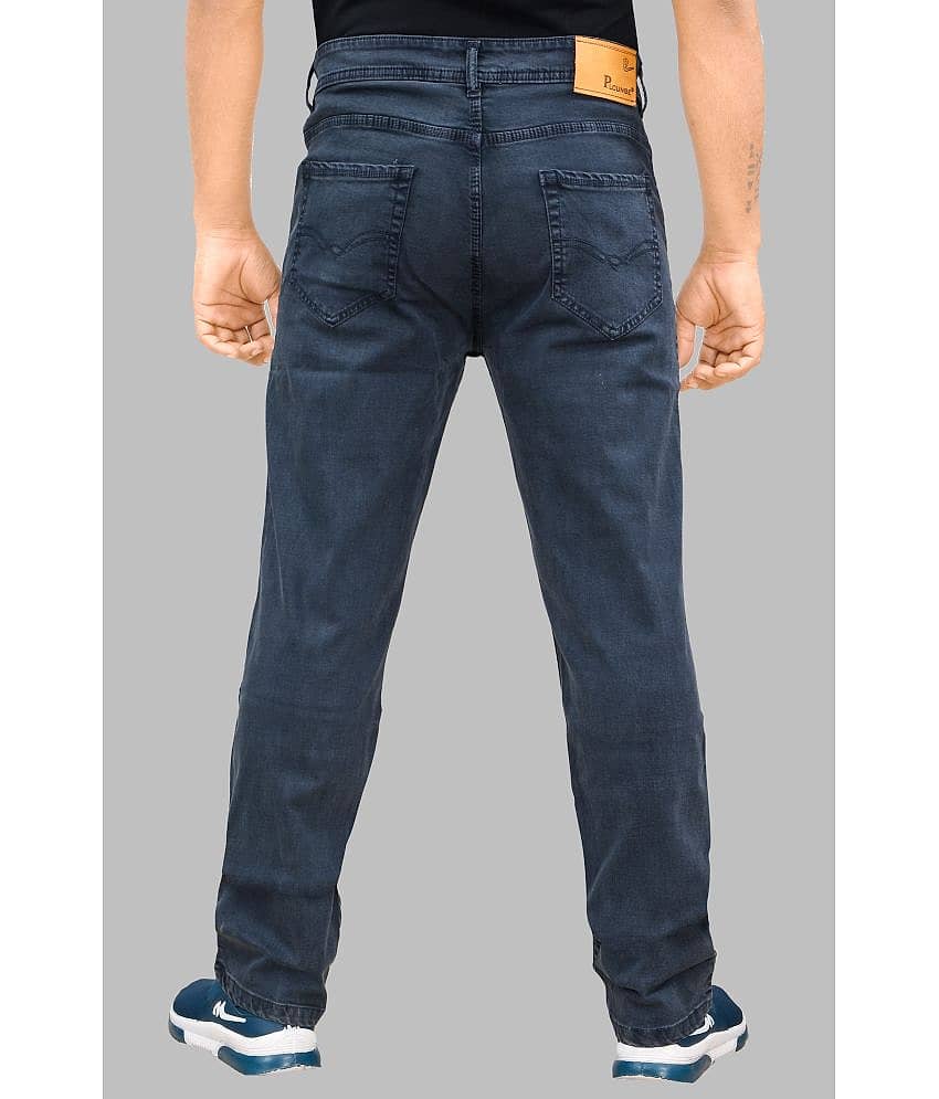 plounge - Blue Denim Regular Fit Men's Jeans ( Pack of 1 )