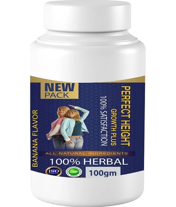Zemaica Healthcare Perfect Height Banana Flavor Powder 100 Gm Pack of 1